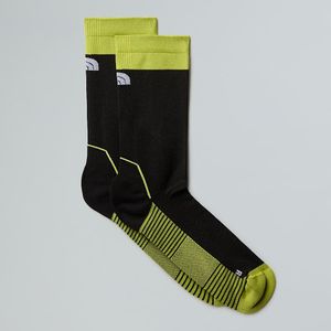 The North Face Trail Run Light-crewsokken Tnf Black-fizz Lime male