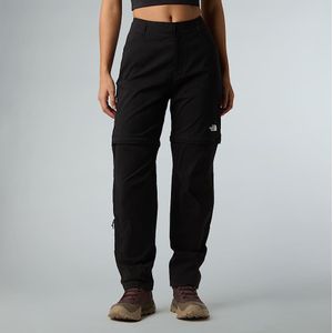 The North Face Afritsbare Exploration-broek Met Normale Pasvorm En Rechte Pijpen Voor Dames Tnf Black female