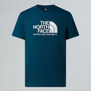 The North Face New Peak-t-shirt Voor Heren Midnight Petrol male