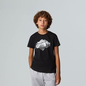 The North Face Topographic-t-shirt Voor Jongens Tnf Black male