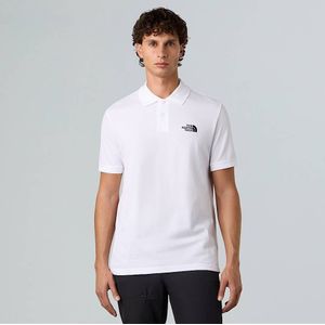 The North Face Piquet-poloshirt Voor Heren Tnf White male