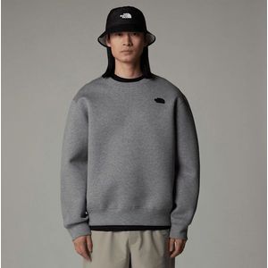 The North Face Sweatshirt Met Ronde Hals Voor Heren Metallic Silver Heather male