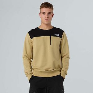 The North Face Light Tech New Peak-sweatshirt Voor Heren Khaki Stone-tnf Black male