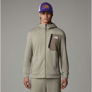 The North Face Mountain Athletics-fleece Met Volledige Rits Voor Heren Clay Grey-cavern Grey male