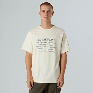 The North Face Tnf Origin Relaxed-t-shirt Voor Heren White Dune-mineral Ink male