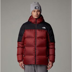 The North Face Diablo 2.0-donsjas Met Capuchon Voor Heren High Risk Red Black Heather-tnf Black male