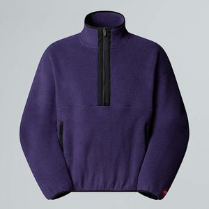 The North Face Uniseks Red Box-fleece Met Halve Rits Eternal Purple male