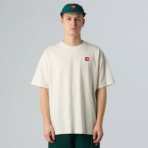 The North Face Red Box-t-shirt Voor Heren White Dune male