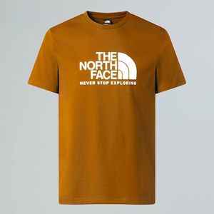 The North Face New Peak-t-shirt Voor Heren Iron Citrus male