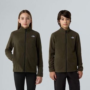 The North Face Zip-in-compatibel Glacier-fleece Voor Tieners New Taupe Green male