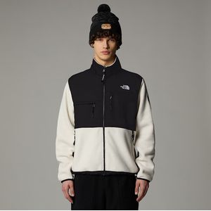 The North Face Retro Denali-jas Voor Heren White Dune-tnf Black Tnf Tiger Stripe Print male