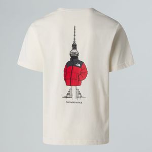 The North Face Uniseks Germany Relaxed-t-shirt White Dune male