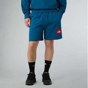 The North Face - NSE Box Regular-short - Korte Broek - Mineral Ink - TNF Red