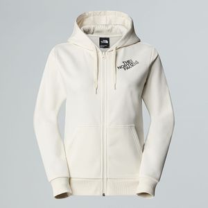 The North Face Blanca Peak-hoodie Met Volledige Rits Voor Dames White Dune female