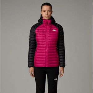 The North Face Bettaforca-donsjas Met Capuchon Voor Dames Pink Primrose-tnf White female