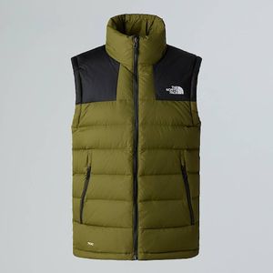 The North Face Massif-donsbodywarmer Voor Heren Forest Olive-tnf Black male