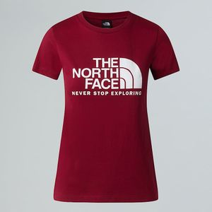 The North Face New Peak-t-shirt Voor Dames Beetroot female