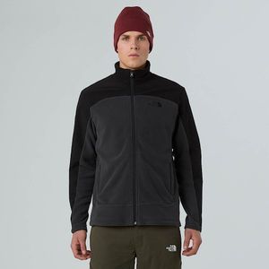 The North Face Emilio Delta-fleecejas Met Volledige Rits Voor Heren Asphalt Grey-tnf Black-npf male