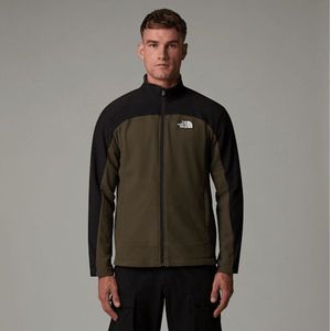 The North Face Emilio Delta-fleecejas Met Volledige Rits Voor Heren New Taupe Green-tnf Black-npf male