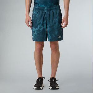 The North Face 24/7-short 7''Met Print Voor Heren Deep Cypress Light Refractions Print male