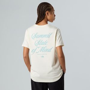 The North Face Inspire Exploration Relaxed T-shirt Voor Dames White Dune-blue Eclipse female