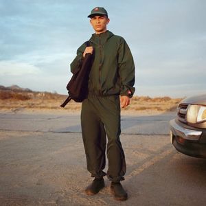 The North Face Inpakbare Red Box-windjas Met Capuchon Hunter Green male