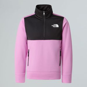 The North Face Sweatshirt Met Kwartrits Voor Tieners Dragonfruit-tnf Black male