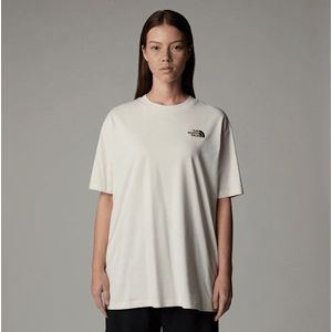 The North Face Oversized Simple Dome-t-shirt Voor Dames White Dune female