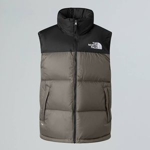 The North Face 1996 Retro Nuptse-bodywarmer Voor Heren Mocha Brown-tnf Black male