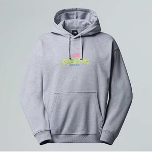 The North Face - U Expedition Celebration Oversized Hoodie - TNF Light Grey Heather