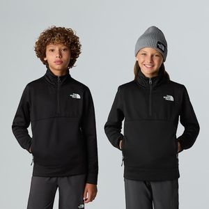 The North Face Sweatshirt Met Kwartrits Voor Tieners Tnf Black-tnf Black male