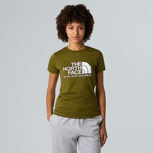 The North Face New Peak-t-shirt Voor Dames Forest Olive female