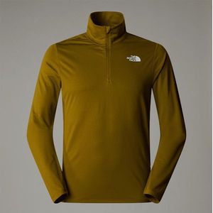 The North Face 24/7 T-shirt Met Lange Mouwen En Kwartrits Voor Heren Moss Green male