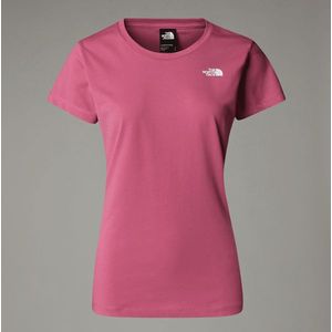 The North Face New Peak-t-shirt Voor Dames Red Violet female