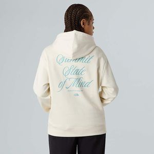 The North Face Inspire Exploration Relaxed-hoodie Voor Dames White Dune-blue Eclipse female