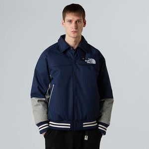 The North Face Varsity-donsjas Voor Heren Summit Navy-white Dune male