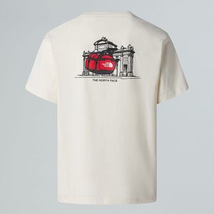 The North Face Uniseks Spain Relaxed-t-shirt White Dune male