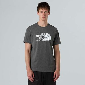 The North Face New Peak-t-shirt Voor Heren Tnf Medium Grey Heather male