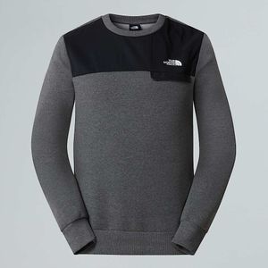 The North Face Sweatshirt Met Ronde Hals Voor Heren Tnf Medium Grey Heather male