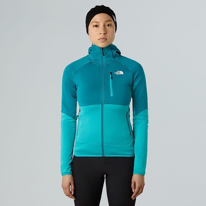 The North Face - Meteora - Fleece - Galactic Blue - Volledige Rits - Dames