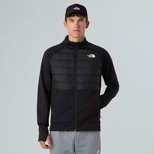 The North Face - Reaxion 2.0 - Fleece Hybrid Full Zip Jacket - Zwart - Fleecevest