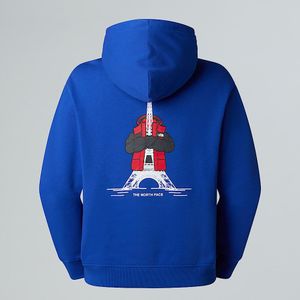 The North Face Uniseks France Relaxed-hoodie Tnf Blue male
