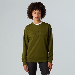 The North Face Sweatshirt Met Ronde Hals Voor Dames Forest Olive female