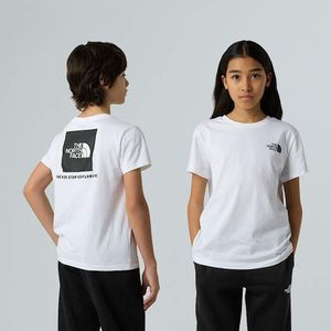 The North Face - TEEN BOX NSE REGULAR SS TEE - T-shirt - Tnf white - 100% Katoen