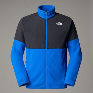 The North Face Zware Glacier-fleece Met Volledige Rits Voor Heren Hero Blue-asphalt Grey-tnf Black male