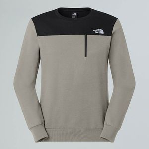 The North Face Tech New Peak-sweatshirt Voor Heren Clay Grey-tnf Black male