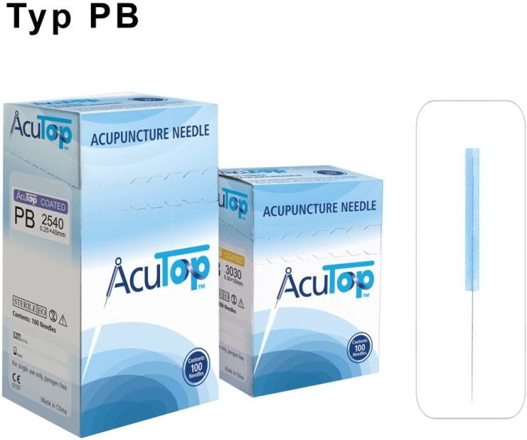 Acupunctuurnaald van chirurgisch staal AcuTop (x100)