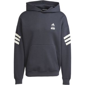 adidas - Star Wars The Mandalorian - Hoodie - Grijs - Spacer Materiaal