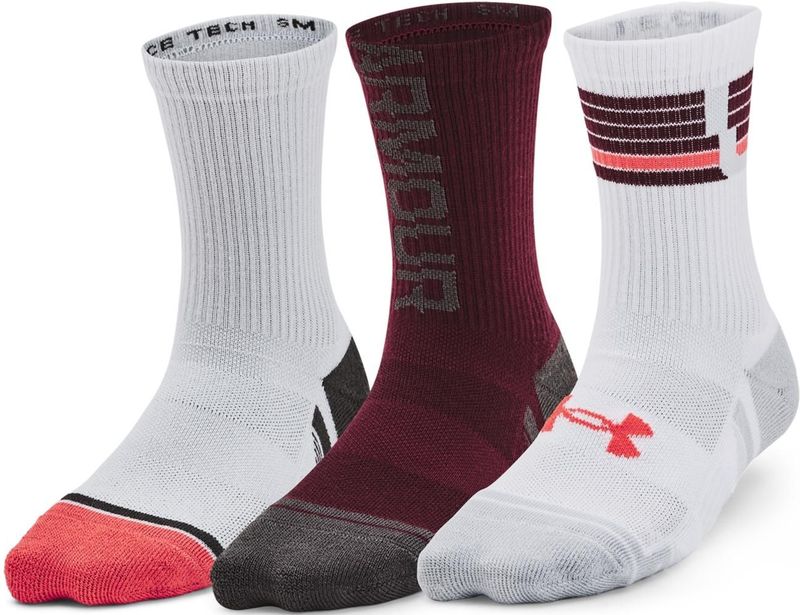 Under Armour - Perform Tech Crew - Kindersokken - Set van 3