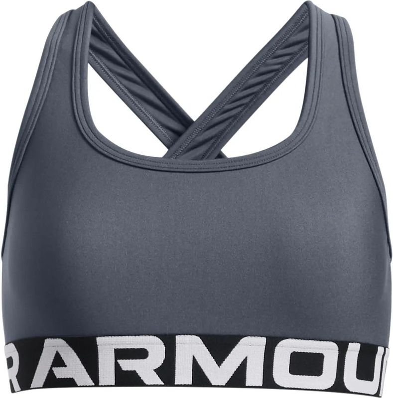 Under Armour - Wordmark - Sportbeha - Downpour Grey